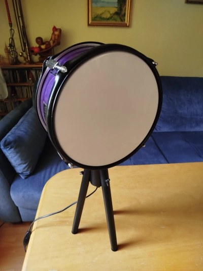 Piękna lampka z bębenka